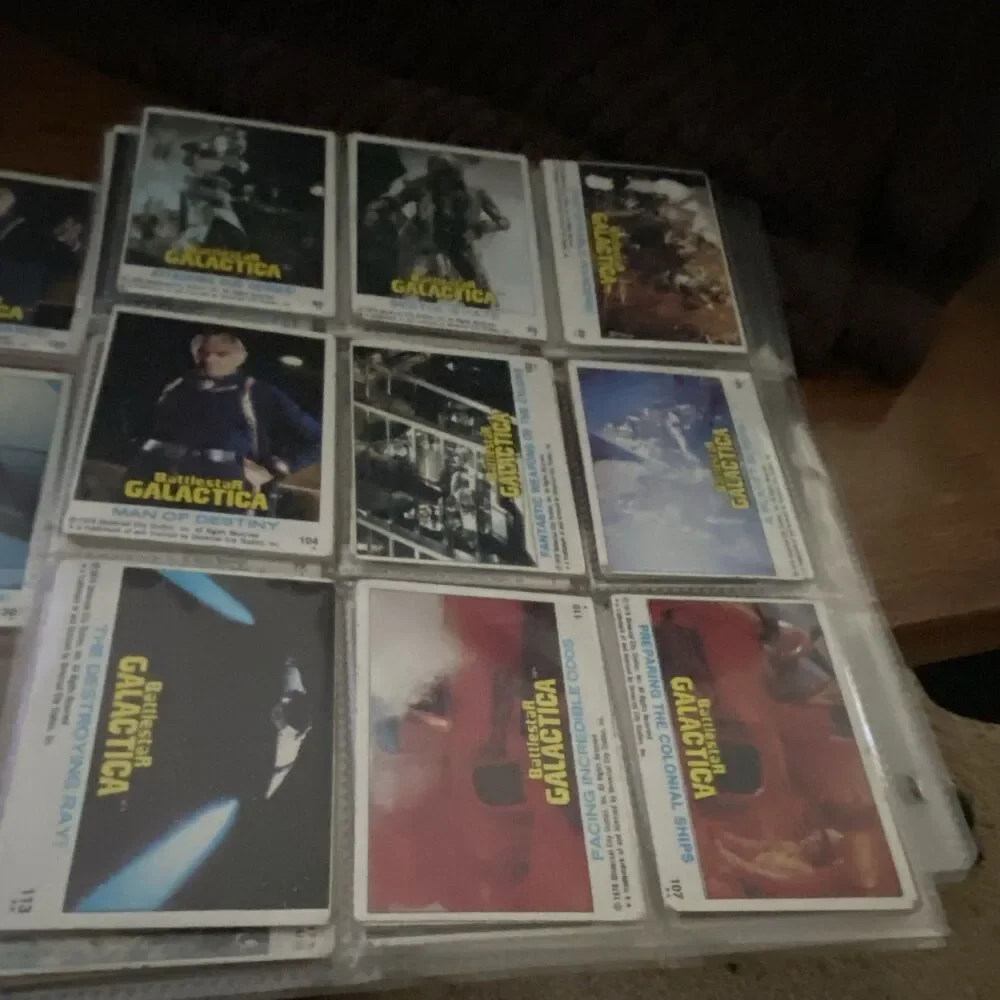 Battlestar Galactica Topps 1978 Non-Sport Trading Cards Lot 36 Base Set